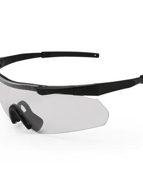 三副防可换片射击镜护目镜2.mm加厚特战弹片激光射击-64947防护眼