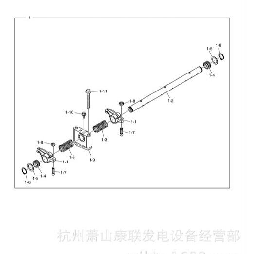 65.90501-0003六角螺母PU126斗山