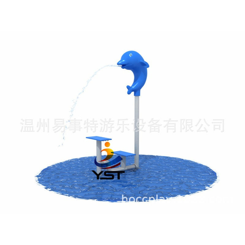 厂家直销水上滑梯水上乐园设备厂家供应海豚新型戏水小品供应