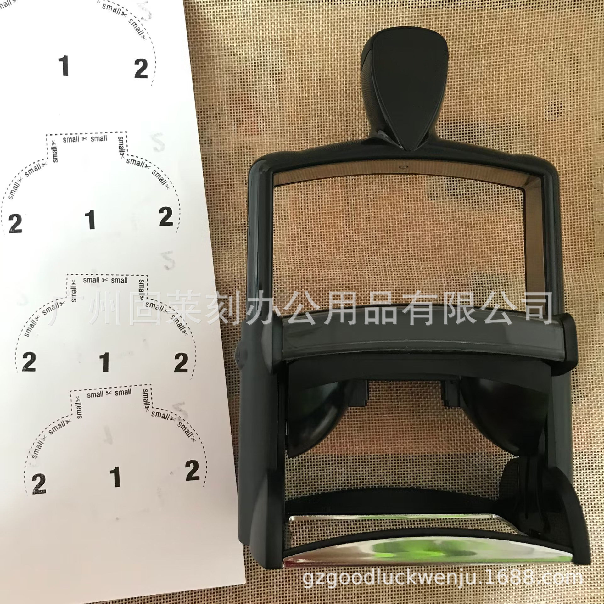 回墨印章长方形重型文本日期印章 工厂物流翻斗印章重型回墨印章