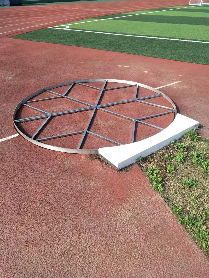 田径铅球投掷圈 铅球铁饼投掷圈 铅球抵趾圈 投掷圈抵趾板