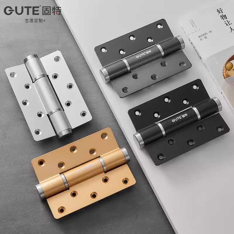 固特隐形门合页自动回弹闭门器液压缓冲自闭暗门铰链自动关门合页