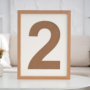 现货包邮宝宝周年纪念相框实木寸摆台寸数字卡纸挂墙画框