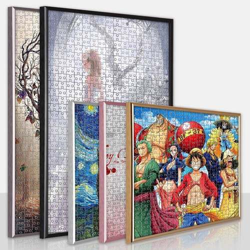 VO铝合金拼图框架裱框片拼图框×画框挂墙相框外框