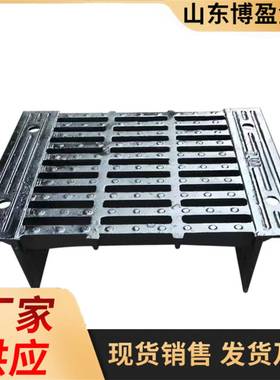 球墨铸铁整体分体式横截沟井盖篦子下水道排水沟地沟盖板铸铁篦子