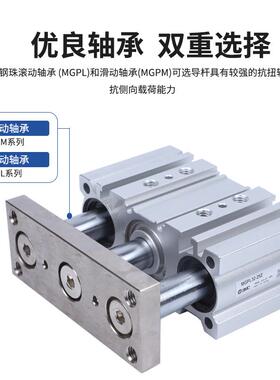 SMC三轴三杆气缸MGPL/MGPMXXX////XZXZ