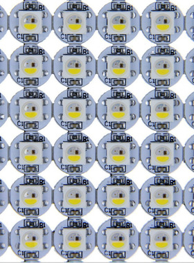 100个4-脚 WS2812B硬板小圆点 5V 5050 RGB RGBW内置幻彩全彩灯珠