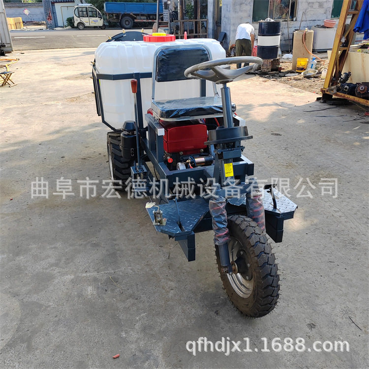 果园大容量风送打药机 水冷柴油动力喷药机 三轮自走式果树灭虫机