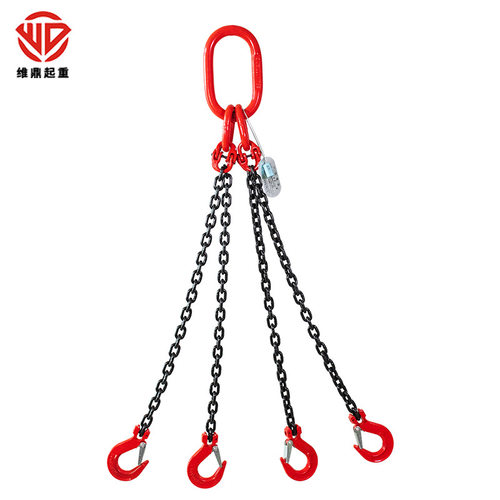 定制起重链条吊索具 吊钩挂钩货车吊车G80锰钢链条起重锁具链钩