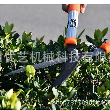 奥迈克1004绿篱剪修枝剪园艺工具修花木大剪刀园林草坪剪大平剪