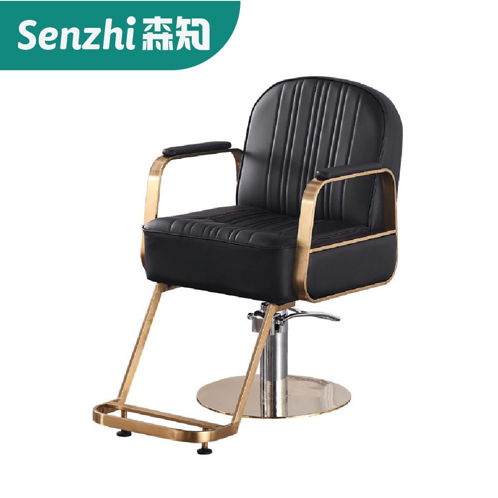 不锈钢理发椅升降旋转理发店专用