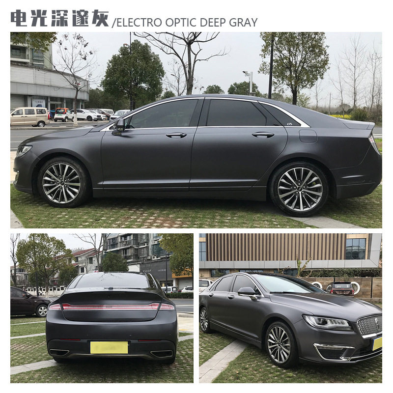 电光金属深邃灰车身改色膜