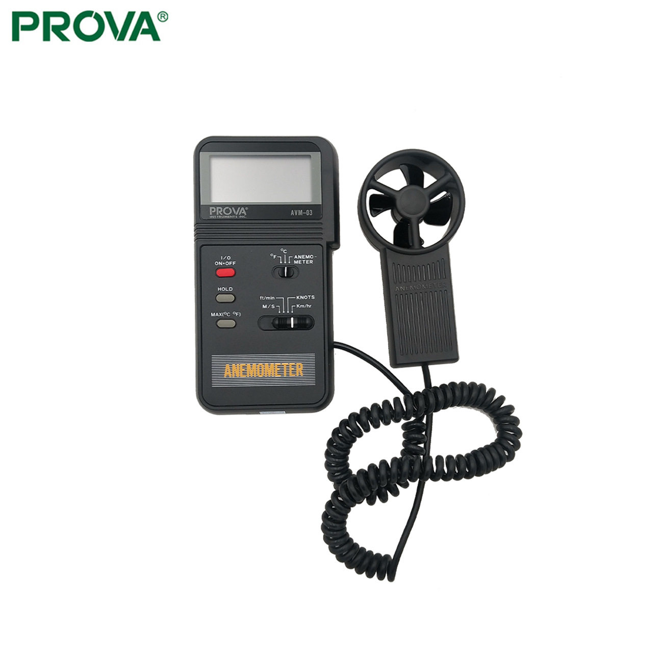 原装正品PROVA台湾泰仕 高精密AVM-01风速计智能数显风温计风量计