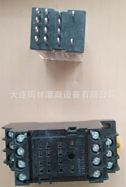喷灌机配件220V 4开4闭继电器 MY4N-GS