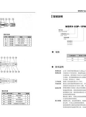 液压系统阀叠加式电控溢流阀叠加阀溢流阀MSRV-03P-1PN-1-D24-10