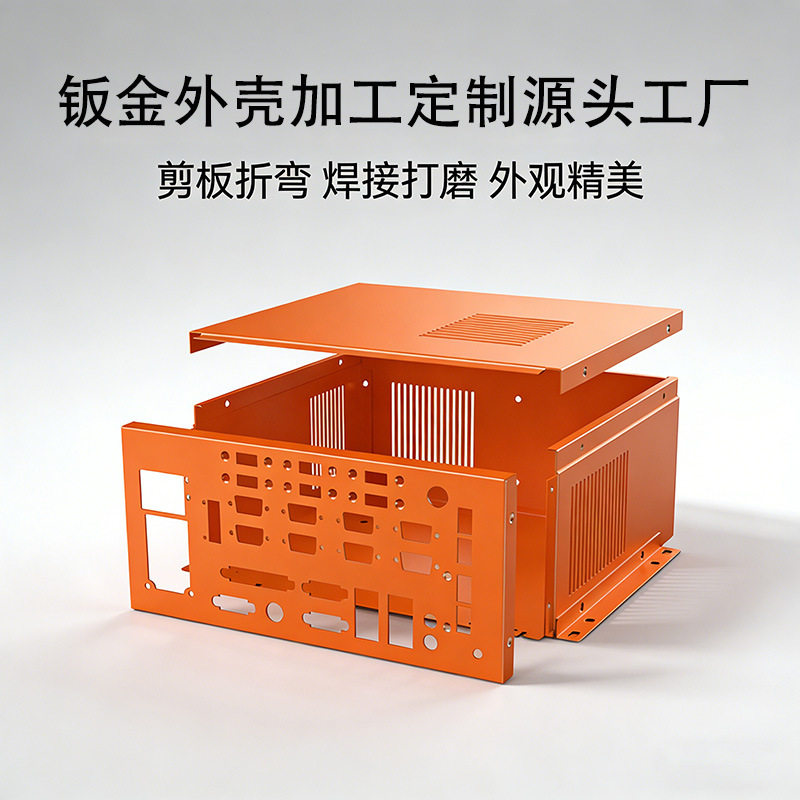 定制工控计算机钣金外壳POE监控主机控制器加工源头工厂机箱