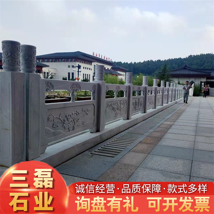 园林景观汉白玉大理石石栏杆