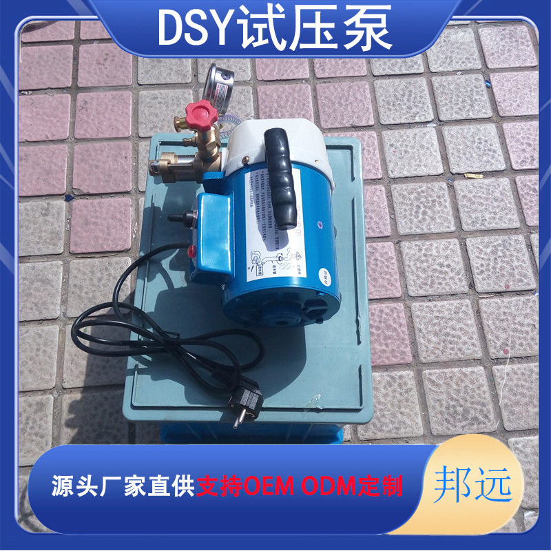 DSY手提式小型电动试压泵PPR地暖水管试压机管道测漏打压泵打压机