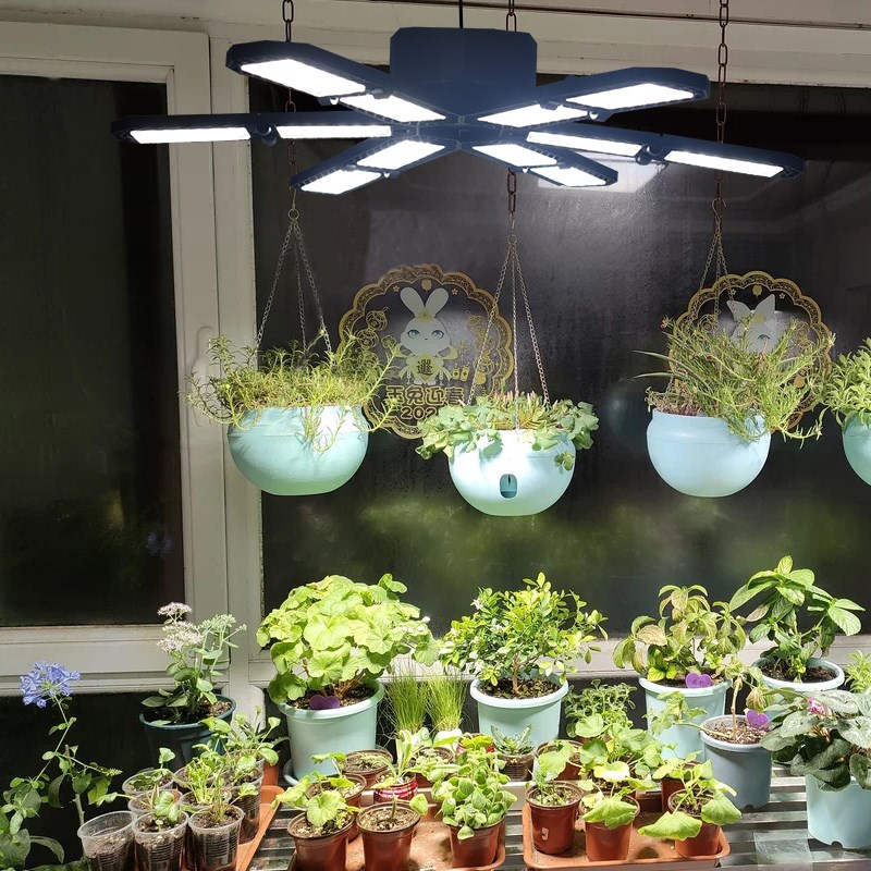植物补光家用室内开花可折叠热植全光谱LED植物生长灯仿太阳光