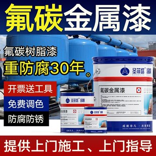 透明清漆氟碳漆亮光哑光金属漆罩光面漆光油黄铜磨砂清漆桶装油漆
