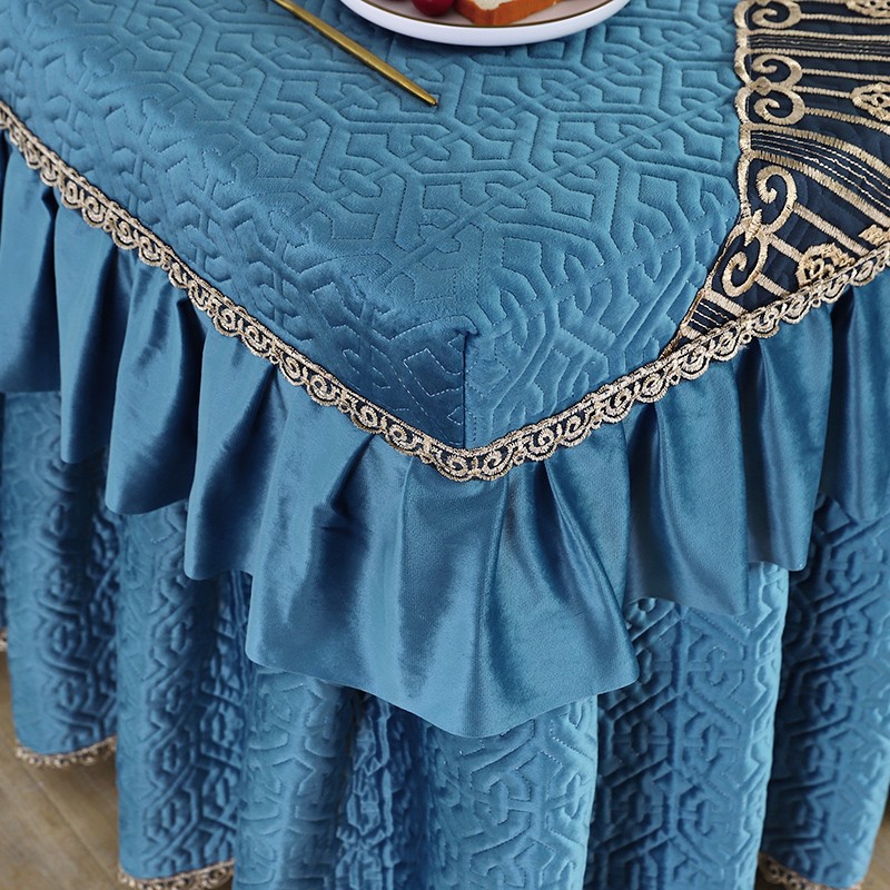 加厚正方形烤火桌子罩套茶几电暖桌布麻将机家用电V炉罩烤火罩新