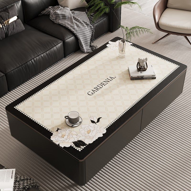 客厅茶几垫桌布法式复古防油防水免洗餐桌垫轻奢高级感隔热桌面垫,居家布艺,桌布,淘宝优惠券,粉丝福利购,淘宝优惠卷