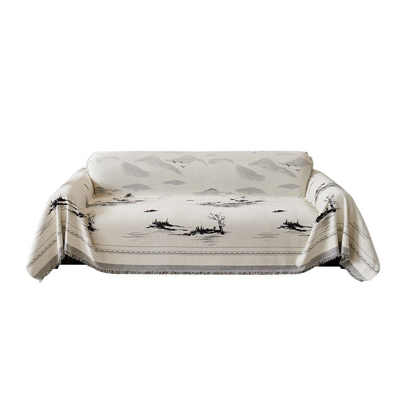 新中式沙发盖布四季通用防滑沙发套罩2025新款轻奢高级感靠背坐垫