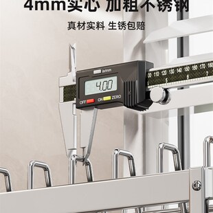 优勤不锈钢碗碟收纳架沥水碗架厨房碗筷放碗盘子沥水篮碗盘置物架