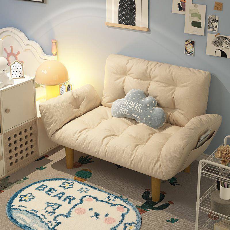 懒人沙发双人出租房卧室飘窗小户型榻榻米阳台休闲折叠沙发床躺椅