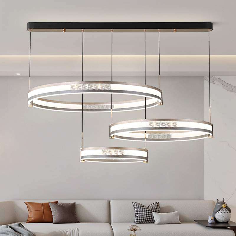 现代简约客厅吊灯环形挑空设计师水晶灯餐厅轻奢创意智能灯具,纺织面料/辅料/配套,纺织机械配件,淘宝优惠券,粉丝福利购,淘宝优惠卷