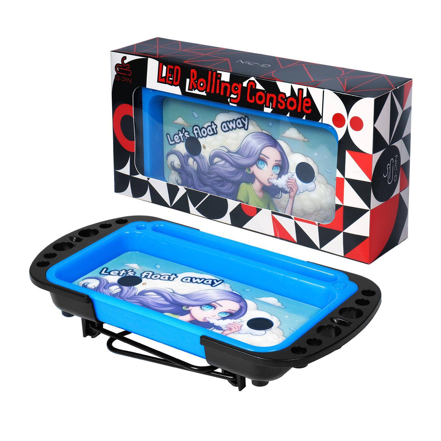 LED支架灯盘喇叭管填充工具支架托盘操作台套装带可降解磨烟器