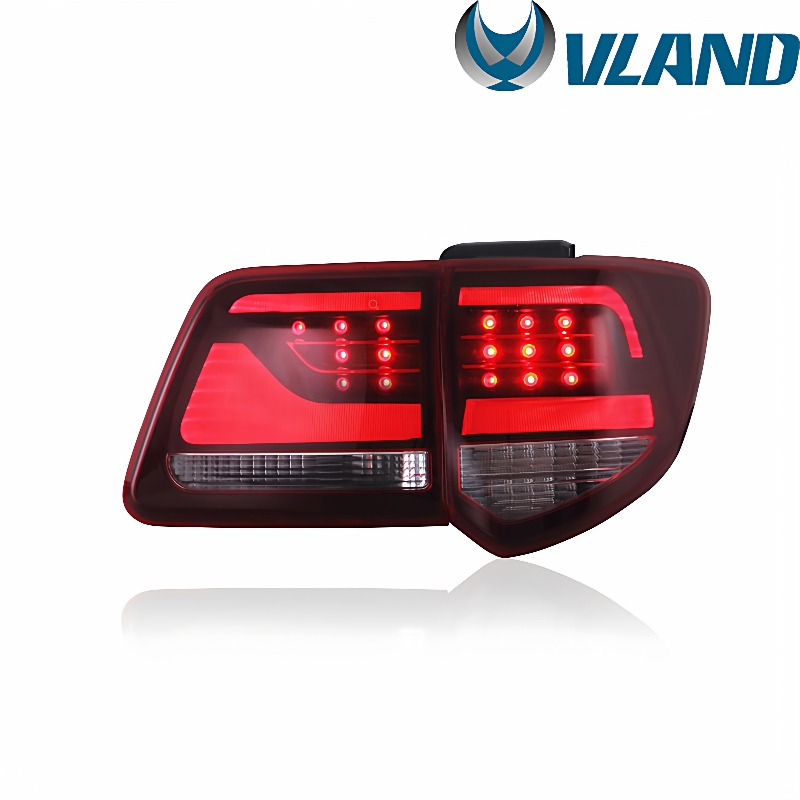 适用于FORTUNER尾灯总成2012-2016款丰田奔跑者改装流光汽车LED灯