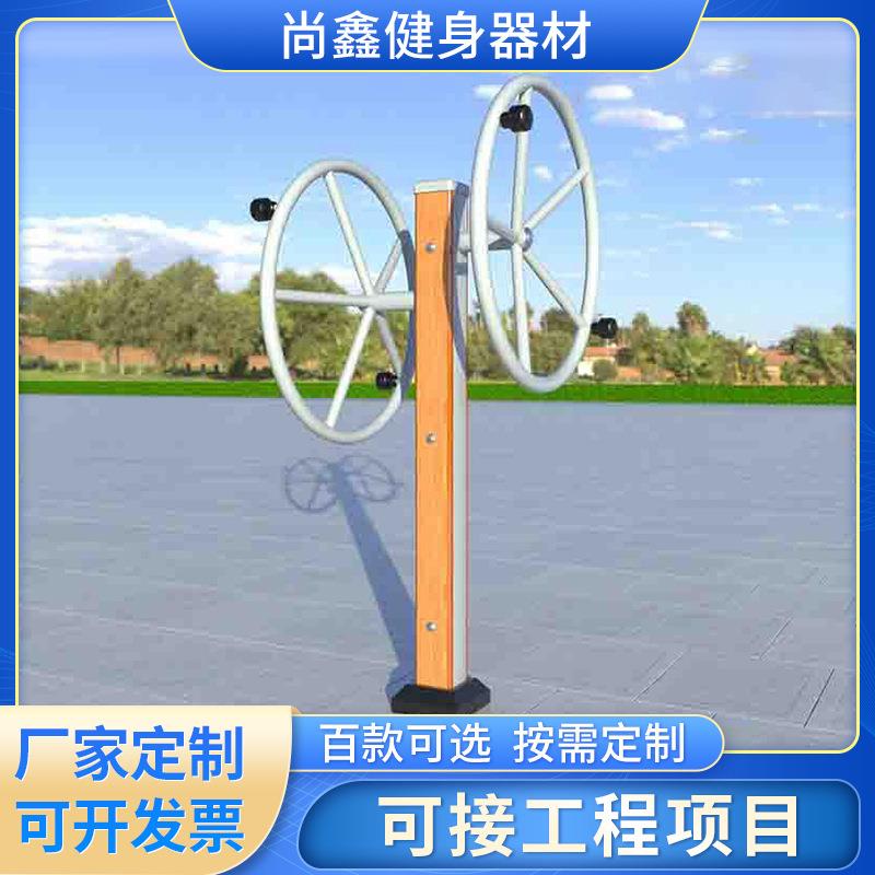 户外健身器材双人大转轮小区公园广场健身器材老年人室外健身路径