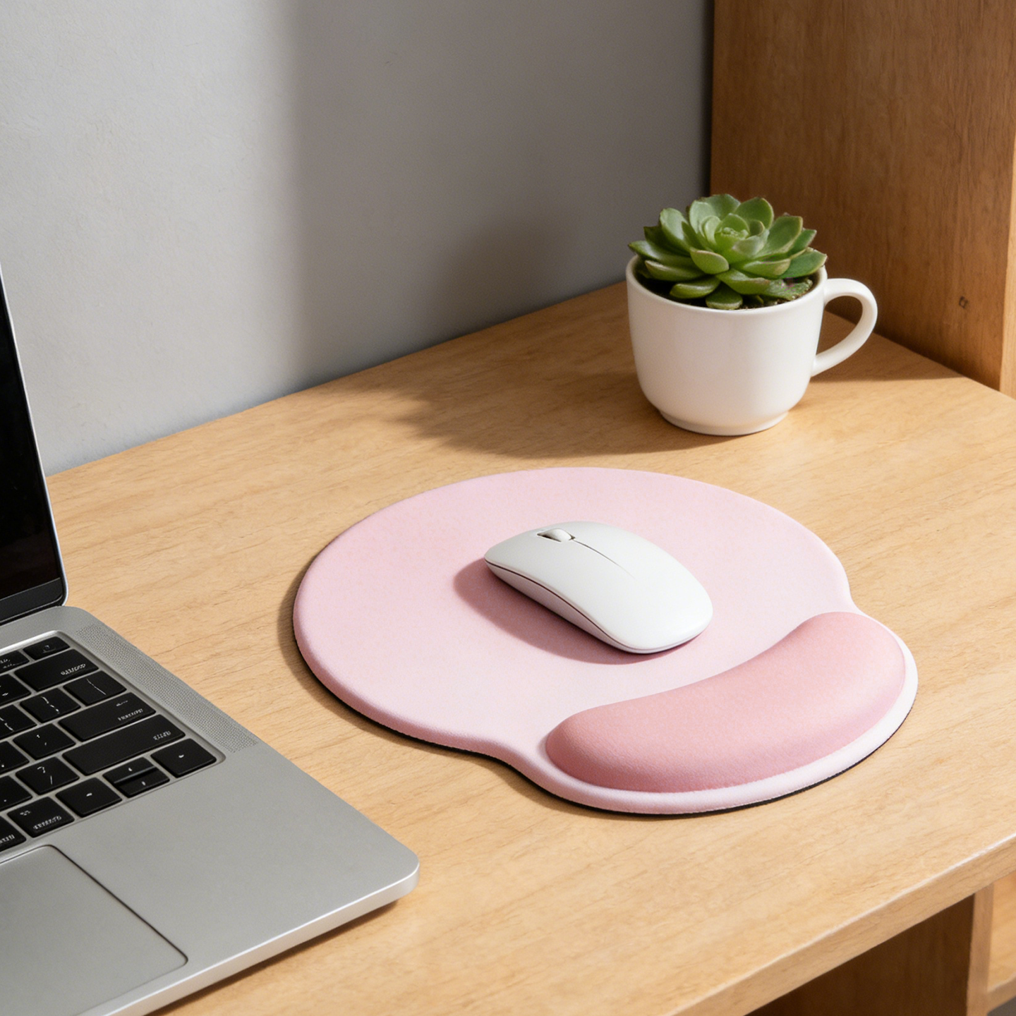 渐变粉色鼠标垫护腕女生高颜值办公室桌垫电脑滑鼠垫键盘手托垫子,电脑硬件/显示器/电脑周边,鼠标垫/贴/腕垫,淘宝优惠券,粉丝福利购,淘宝优惠卷