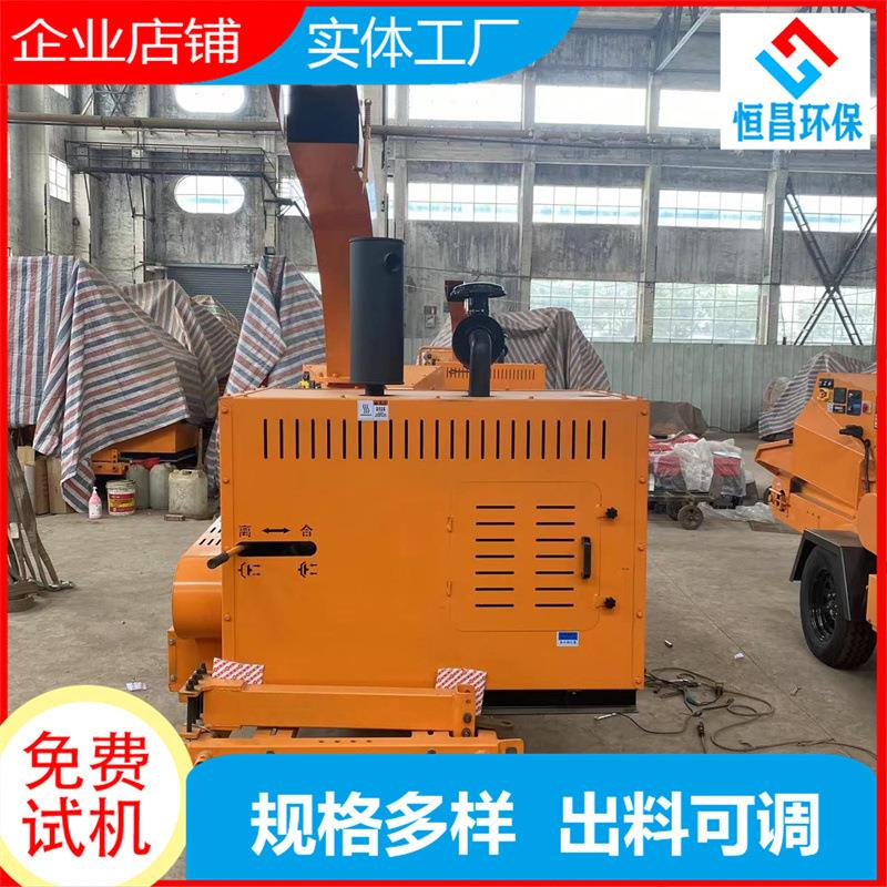 小型家用移动式树枝粉碎机园林树枝碎枝机削片机源头产家