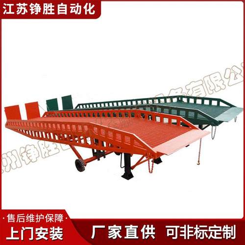 移动式登车桥集装箱装卸平台手动液压卸货斜坡叉车装柜登车桥