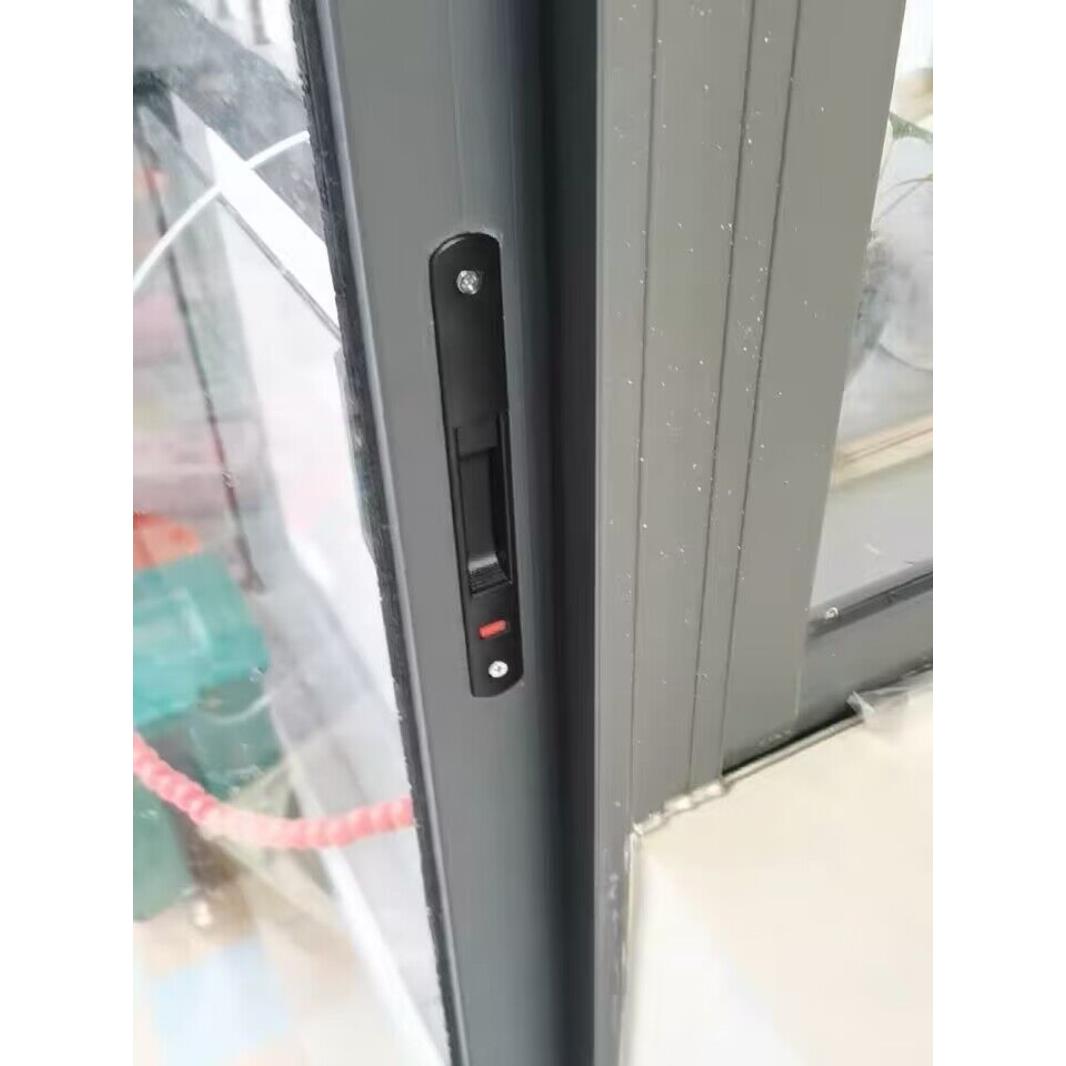 移门锁铝合金落地老式自动阳台锁90玻璃锁扣配件单面锁门窗推拉门