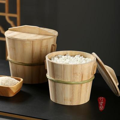 纯手工老式竹编竹根竹桶蒸甑家用全竹子煮米饭木桶蒸饭竹子蒸饭桶