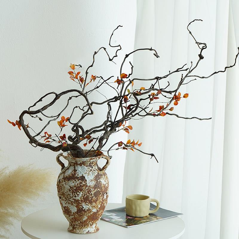龙枣枝中式插花天然树枝树干装饰干 干燥花客厅侘寂风酒店枯枝摆