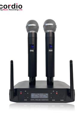 适配GAW-GLXD4专业防啸无线话筒一对二舞台演唱KTV音响家庭话筒系