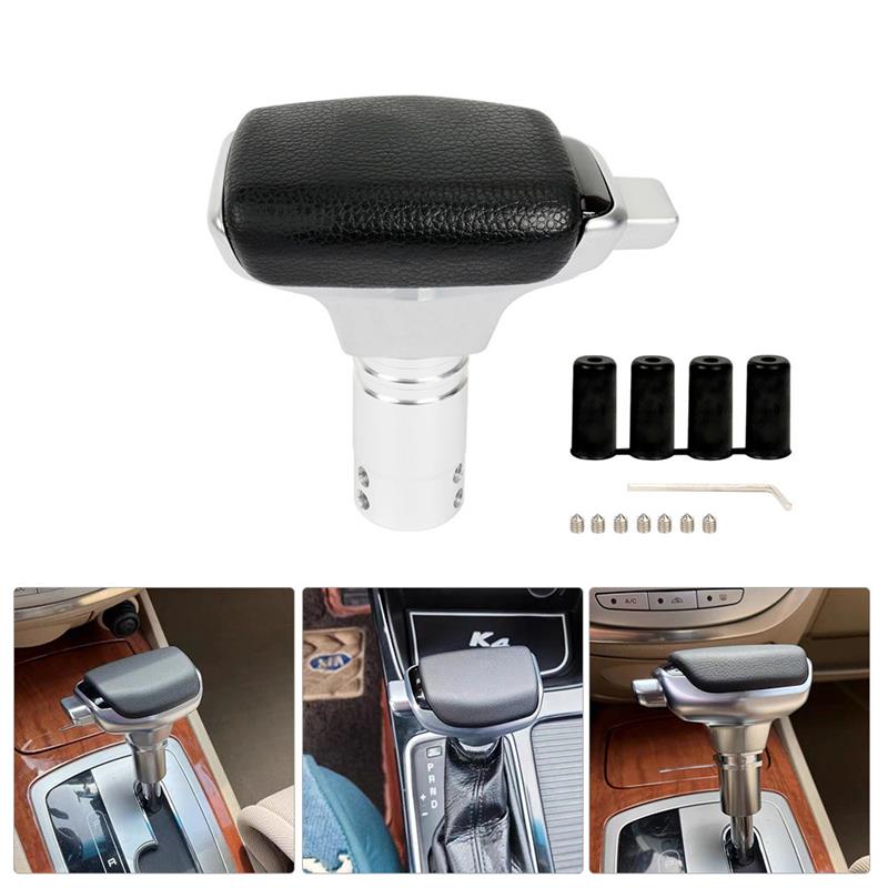 适配汽车改装配件游艇式排挡头皮铝合金档把头飞机换挡杆碳纹手球