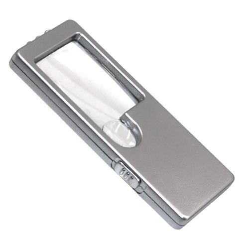 适用卡片式60倍放大镜邮票高清便携儿童幼儿园看手机阅读20带灯名