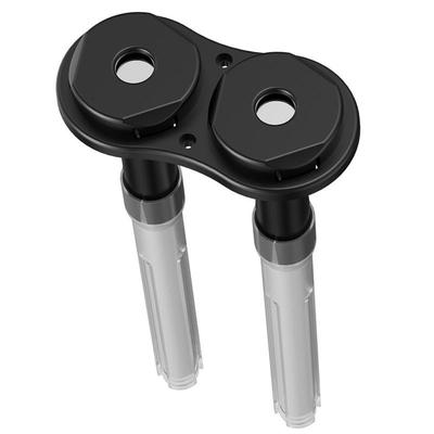 适配双雾化支架配件USB加湿器塑料固定雾化片架子二头喷雾架