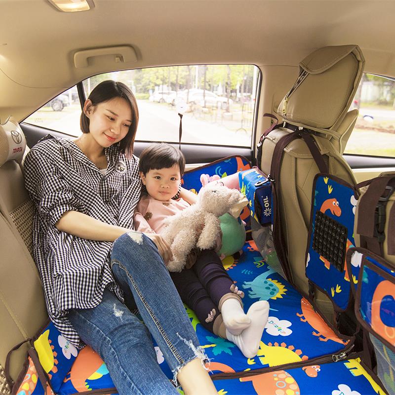 适用汽车床垫后排旅行床suv小轿车非充气车载床折叠车床垫后座睡