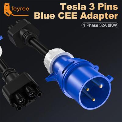 适配亚马逊Tesla适配器接工业插头