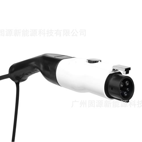 适配新能源欧标转美标汽车转接头欧转美充电转换器SAE J1772充电