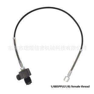 适配跨境G5 DN3管大 8螺纹充气接头接潜水纤维瓶带1 8‘’BSPP