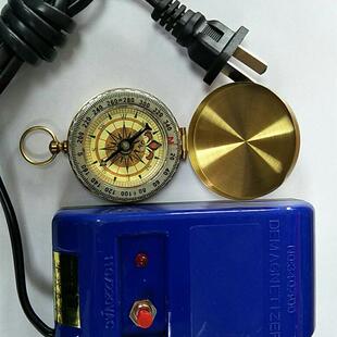 适配修表工具 手表退磁器 机械表消磁器 校正手表时间英文版铜指