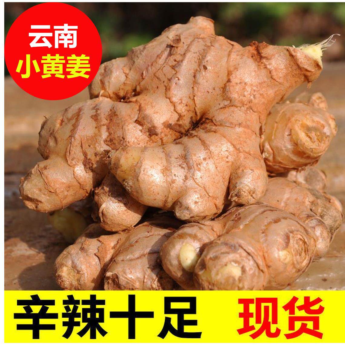 云南小黄姜老姜生姜新鲜黄姜土姜现挖子姜嫩姜鲜姜农家自种包邮价