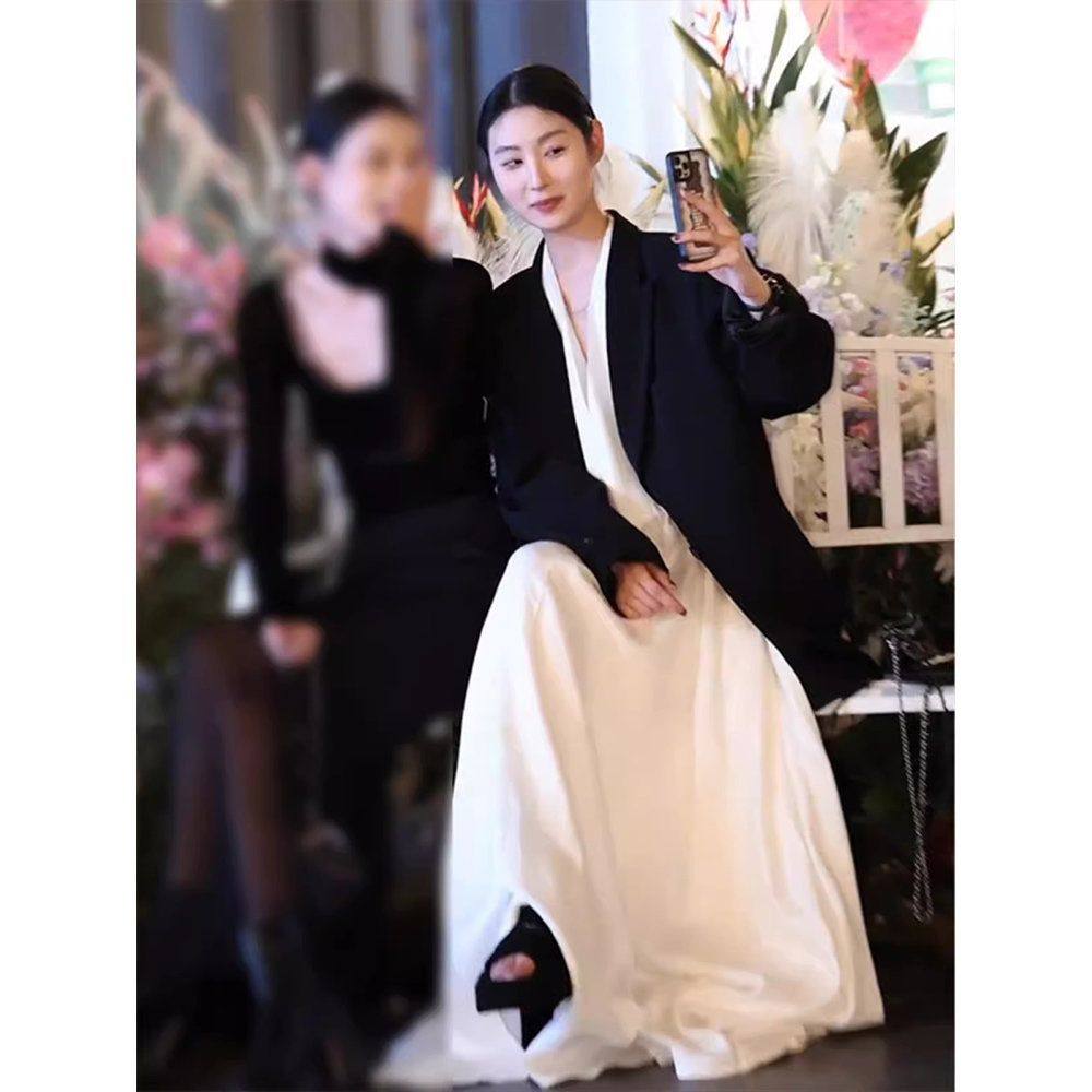 小香风西装套装2024春新款高级感名媛气质裙子两件套女